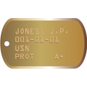 DOGTAG Decal - Gold