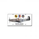 P-51D Mustang License Plate