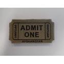 Admit One - Afghanistan Patch 09-11-2011