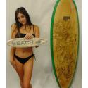 BEACH ARROW SURF BOARD WOOD PRINT