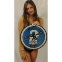 US NAVY SEAL TEAM Two (2)  all metal Sign 16" Round.
