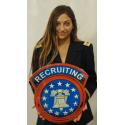 U.S. Army Recruiting Command Metal Sign 15 x 16"