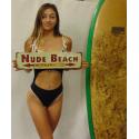 Nude Beach Vintage Sign