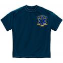 EMS, EMT, Volunteer Emergency Medical Services, blue short-sleeve T-Shirt FRONT