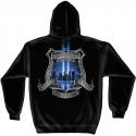 NEVER FORGET 911 LAW HOODED SWEATSHIRT