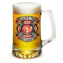 FIRE HONOR COURAGE SACRIFICE 343 BADGE TANKARD