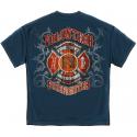 FIRE DEPT FADED PLANKS T-SHIRT