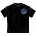 Firefighter's Prayer Valor Service Honor black short sleeve T-Shirt FRONT