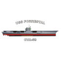 Forrestal Class Aircraft Carrier USS Forrestal (CVA-59),   Decal