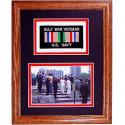 Navy Gulf War Solid Oak Framed Presentation