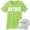 Air Force Full Front Gift Pack.  AVAILABLE ON: NEON ORANGE, NEON GREEN (as shown