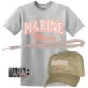  Marine Gift Pack Marine Mom Gift Pack, Includes T-Shirt, Ball Cap, Lanyard and 