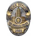 Los Angeles (Officer) Department Officer's Badge all Metal Sign with your badge 