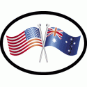 USA - Australia Friendship Decal