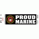 Proud Marine Bumper Sticker 
