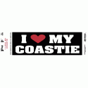 I Love My Coastie Bumper Sticker 