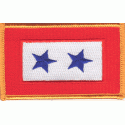 Two Blue Star Patch