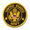 Army Crest Round Patch