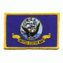 Navy Crest Flag Patch