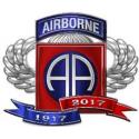 82ND AIRBORNE DIVISION 100TH ANNIVERSARY PATCH 