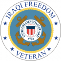 Iraqi Freedom Veteran 2 - Coast Guard   Decal