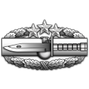 Combat Action Badge (4th Award) All Metal Sign 16 x 9" 
