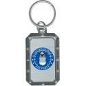 US Air Force Crest Metal Key Chain