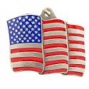 US Flag Key Ring