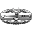Combat Action Badge (3rd Award) All Metal Sign 16 x 9" 