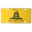 DONT TREAD ON ME LICENSE PLATE