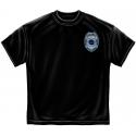 Law Enforcement Police Honor Our Fallen Officers black short sleeveT-Shirt FRONT