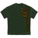 Law Enforcement Police, Irish Heritage, green short-sleeve T-Shirt FRONT