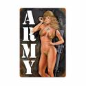ARMY PINUP   - All Medal Sign