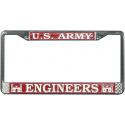 US Army Engineers License Plate Frame 