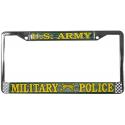US Army Military Police License Plate Frame 