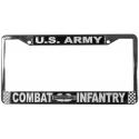 US Army Combat Infantry License Plate Frame 