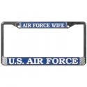 US AIR FORCE WIFE LICENSE PLATE FRAME