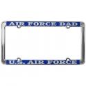 UNITED STATES AIR FORCE DAD THIN RIM LICENSE PLATE FRAME