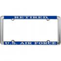 UNITED STATES AIR FORCE RETIRED LICENSE PLATE FRAME