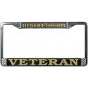 Desert Storm Veteran License Plate Frame