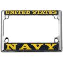 United States Navy Motorcycle License Plate Frame