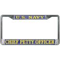 US Navy Chief Petty Officer License Plate Frame 