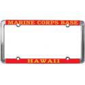 USMC BASE CAMP HAWAII LICENSE PLATE FRAME