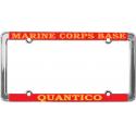 USMC BASE QUANTICO LICENSE PLATE FRAME