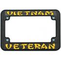 Vietnam Veteran Motorcycle License Plate Frame 