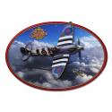 22 X 12 3-D PLASMA - SPITFIRE  Metal Sign