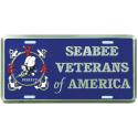 Navy License Plate Seabee Veterans of America