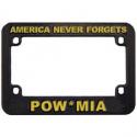 POW MIA Motorcycle License Plate Frame