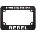  Rebel Motorcycle License Plate Frame