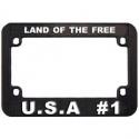 USA #1 Motorcycle License Plate Frame